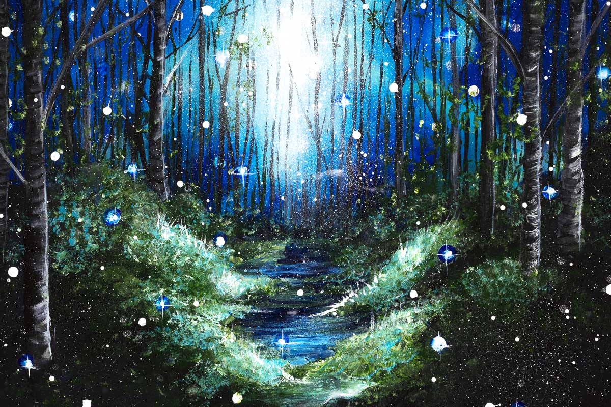 Enchanted Forest - Original Becky Smith Framed
