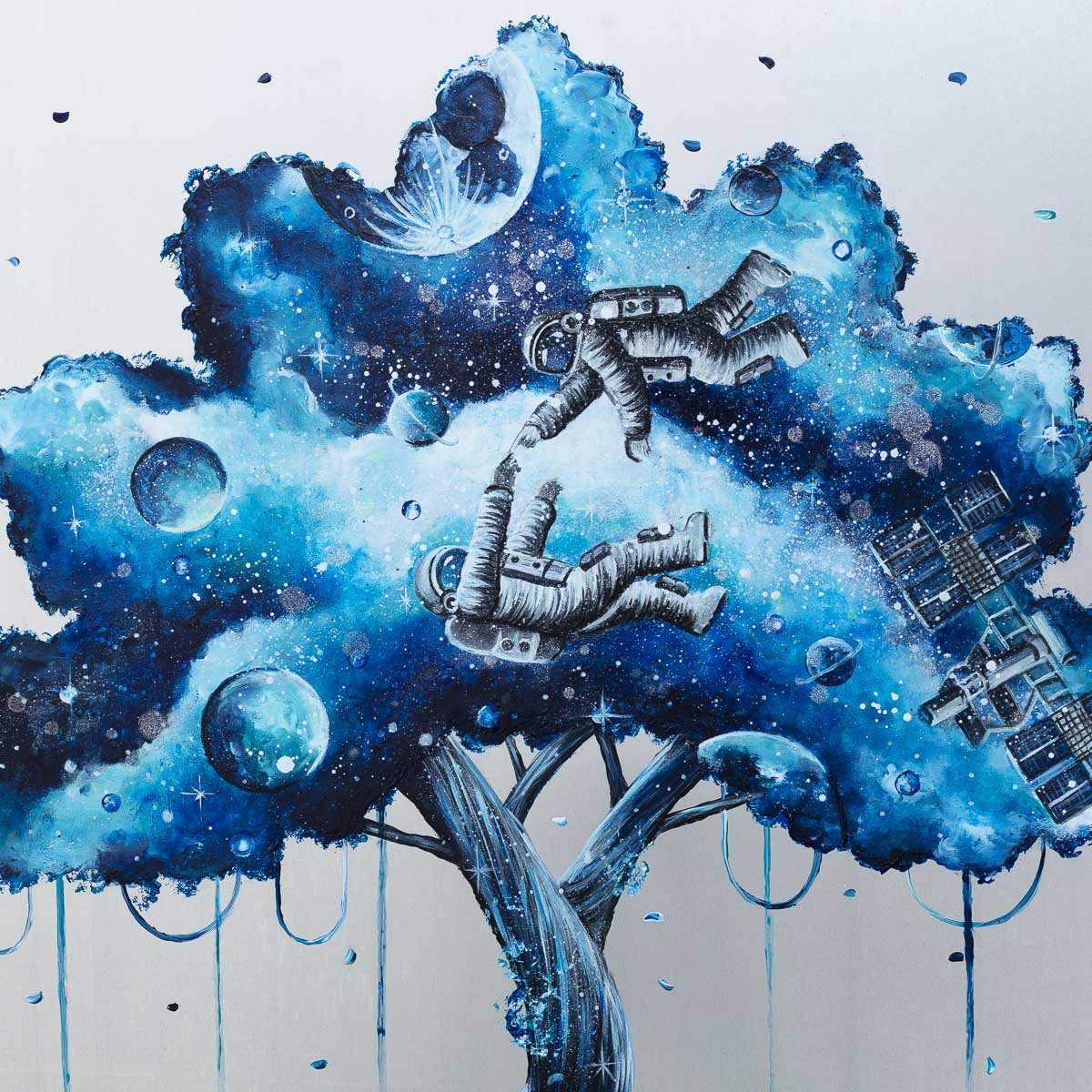 The Depth of Space - Original - SOLD by artist Becky Smith - Wyecliffe Galleries