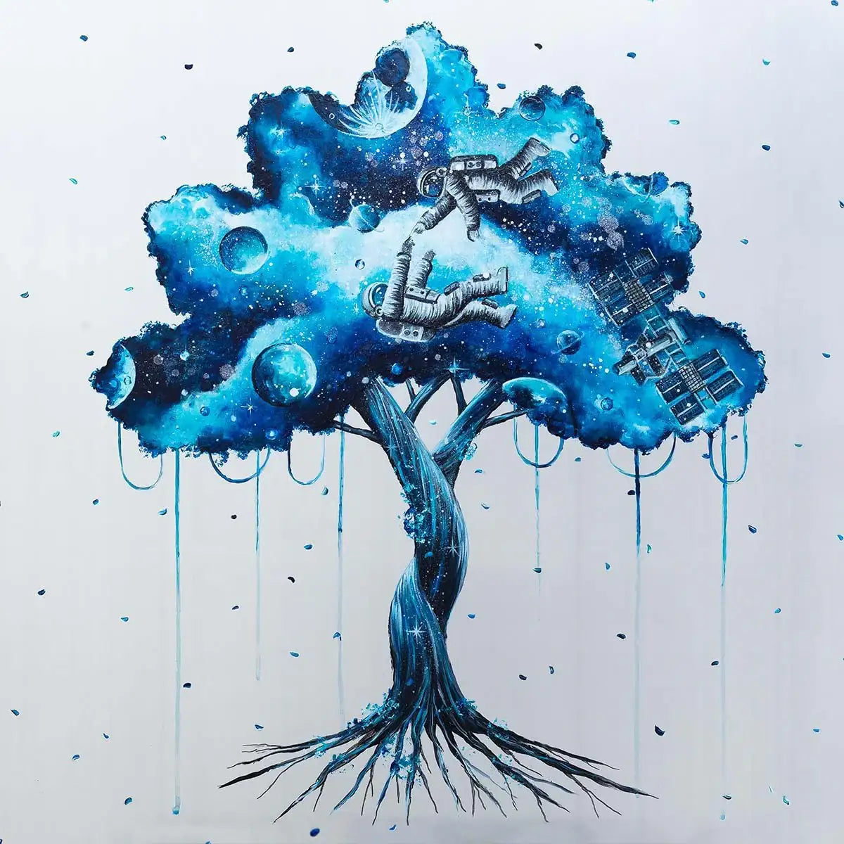 The Depth of Space - Original - SOLD by artist Becky Smith - Wyecliffe Galleries