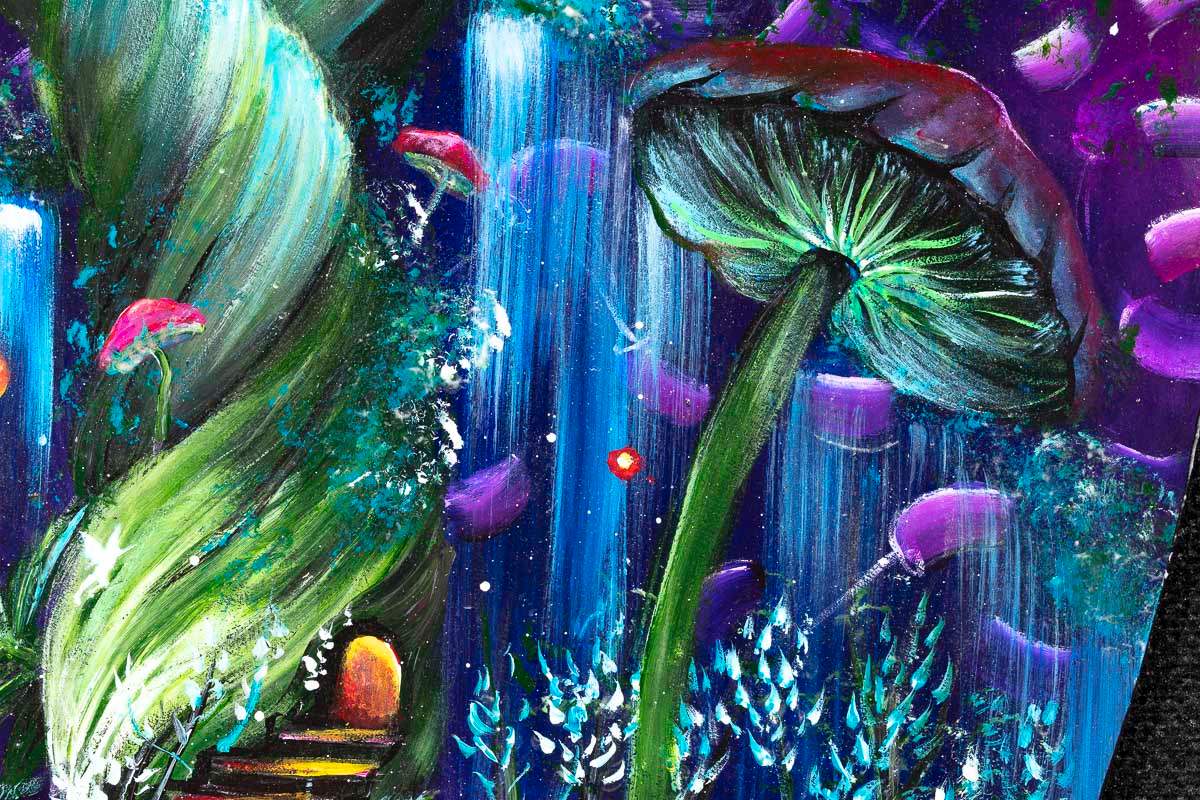 Extraterrestrial - Published Original - SOLD by artist Becky Smith - Wyecliffe Galleries