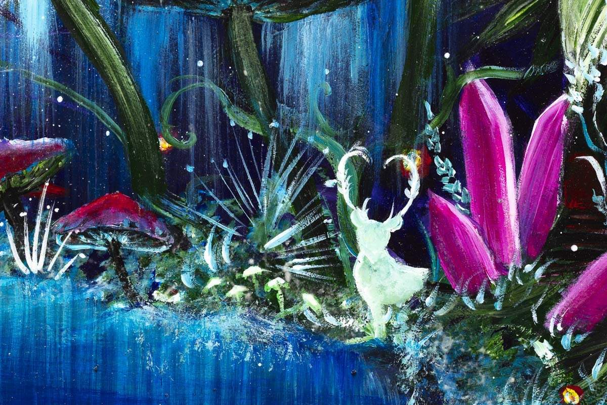 Extraterrestrial - Published Original - SOLD by artist Becky Smith - Wyecliffe Galleries