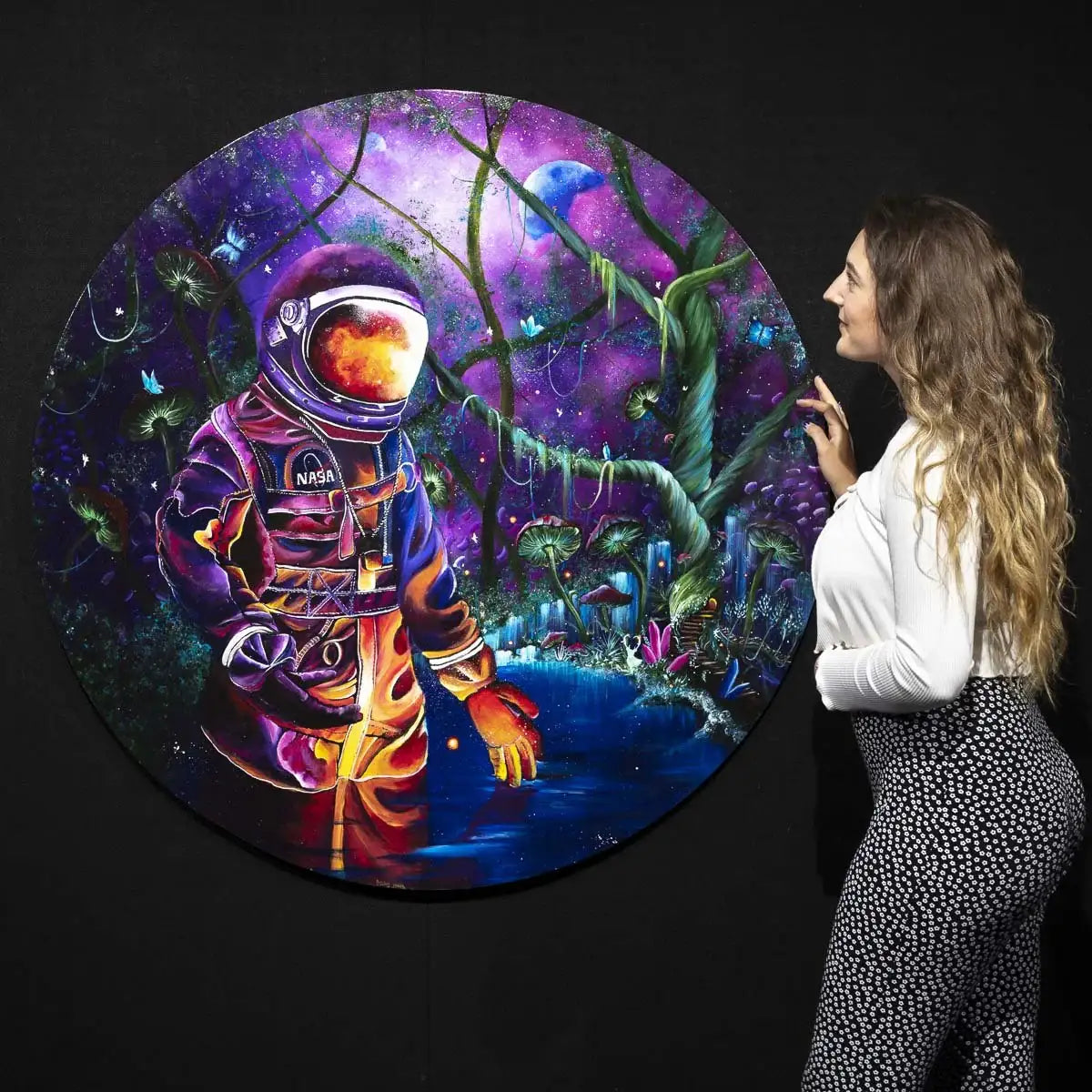 Extraterrestrial - Published Original - SOLD by artist Becky Smith - Wyecliffe Galleries