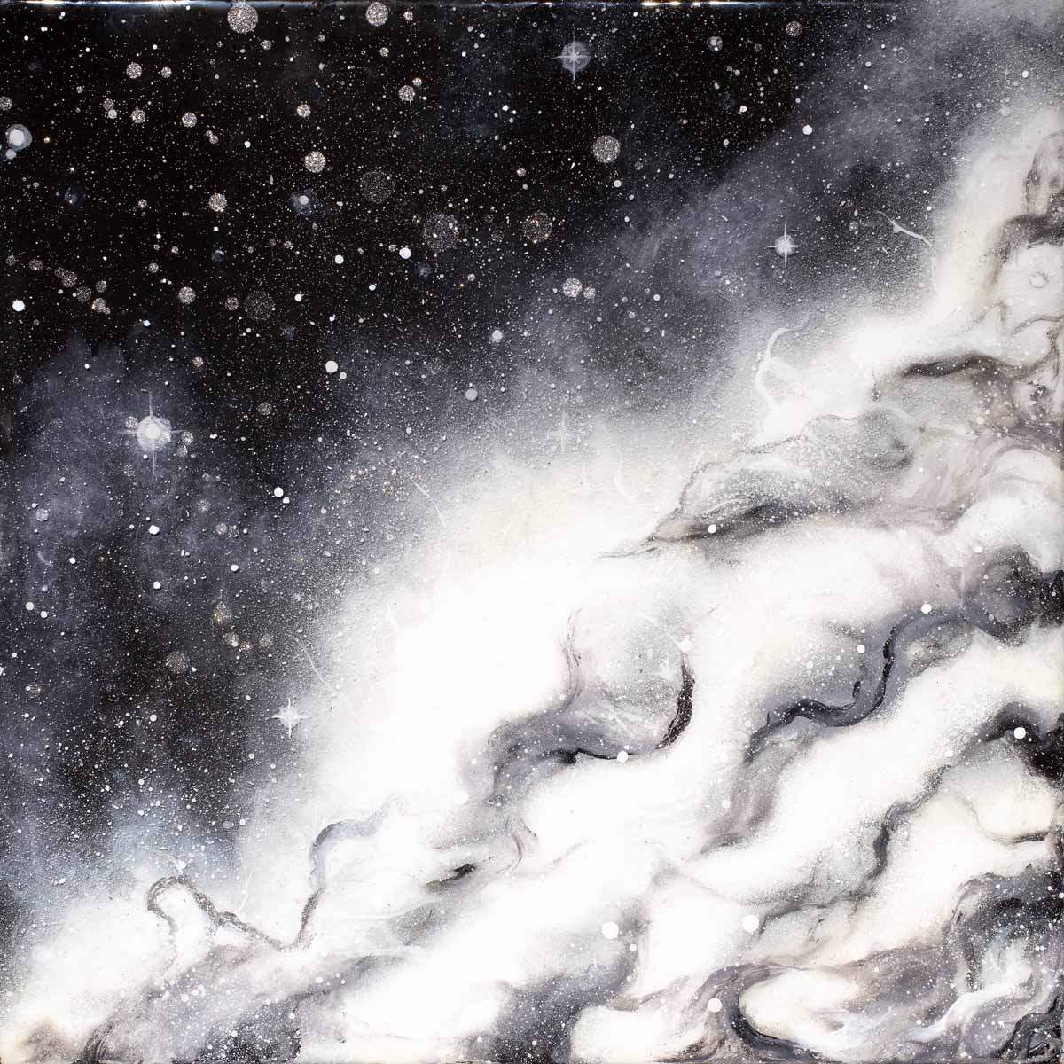 Fades of Space - Original - SOLD by artist Becky Smith - Wyecliffe Galleries