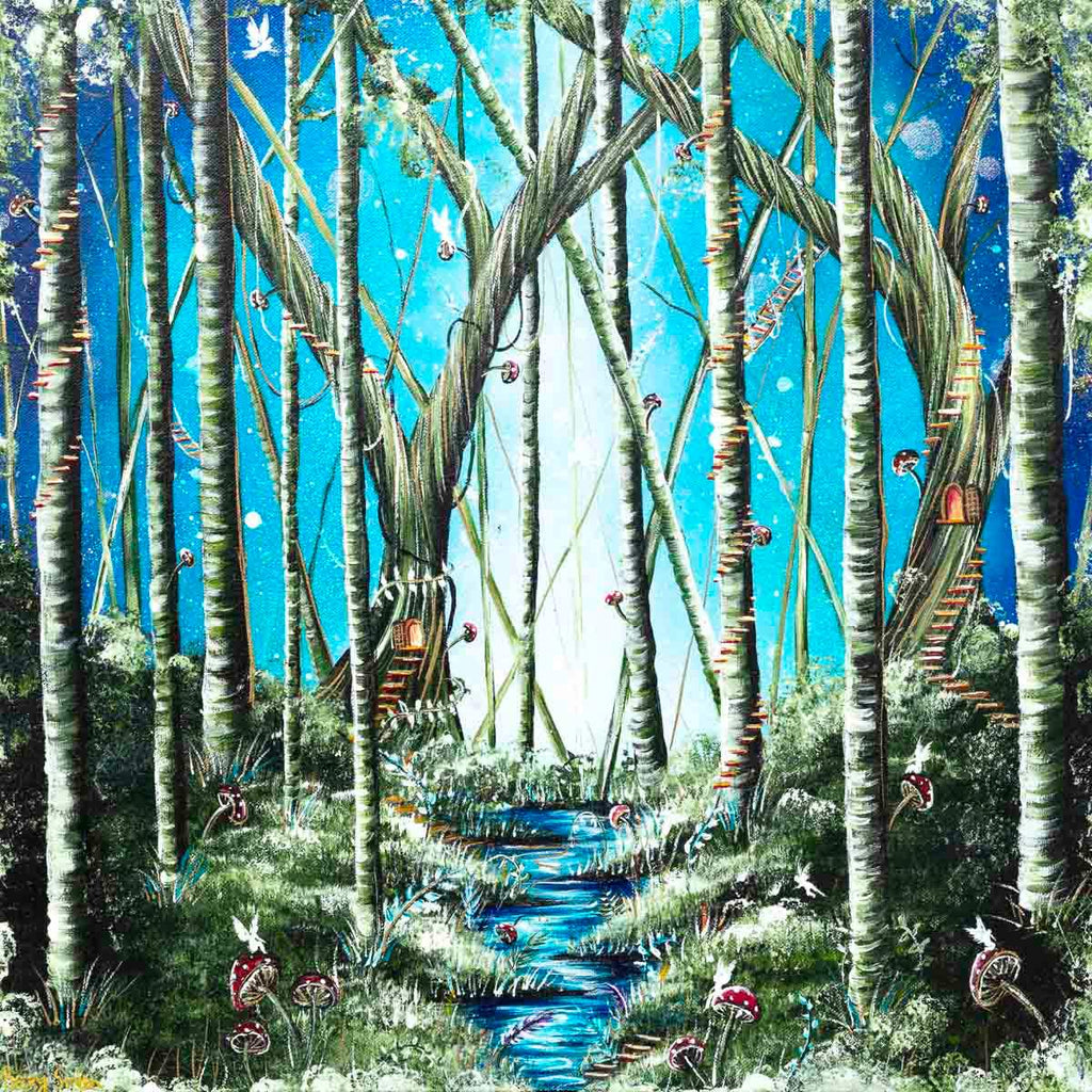 Fantasy Forest - Original by artist Becky Smith - Wyecliffe Galleries