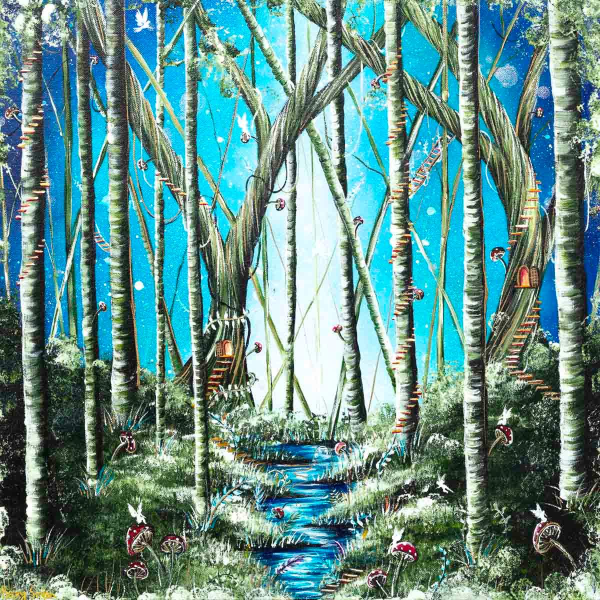 Fantasy Forest - Original by artist Becky Smith - Wyecliffe Galleries