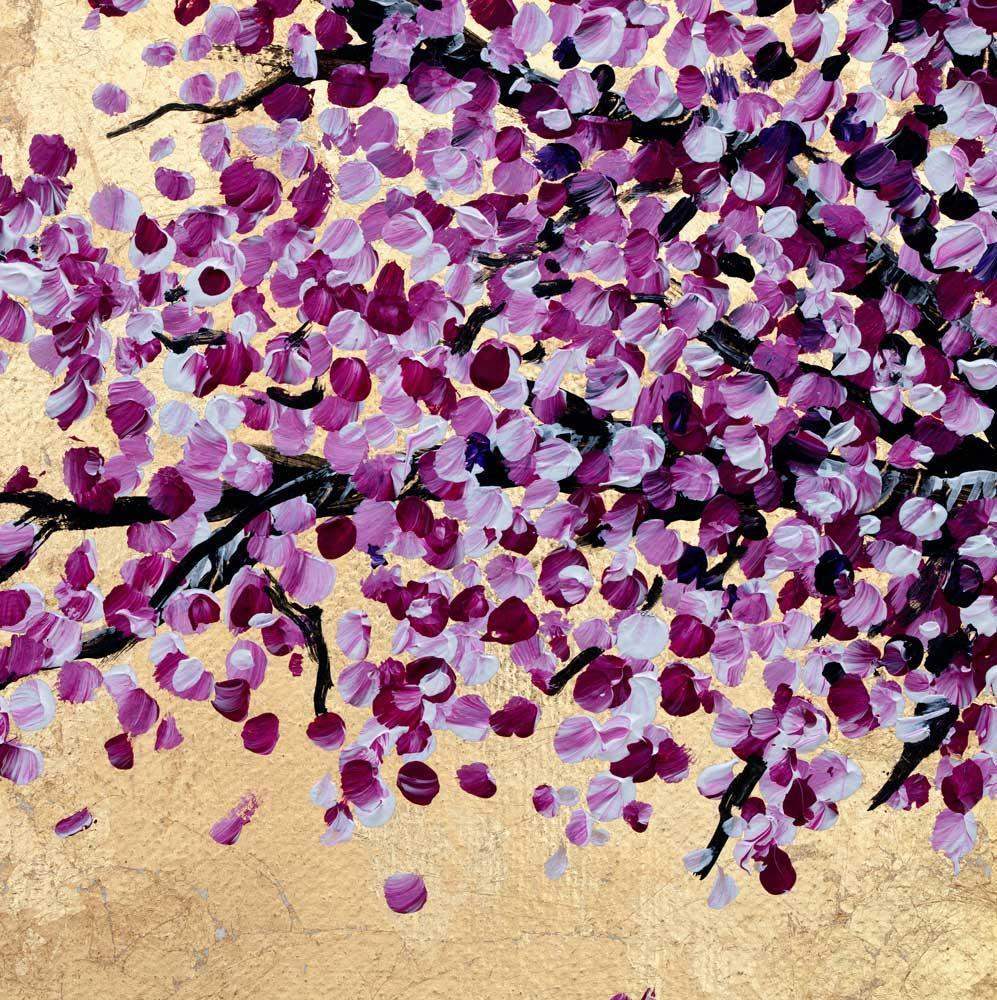 Floral Breeze - Original - SOLD by artist Becky Smith - Wyecliffe Galleries