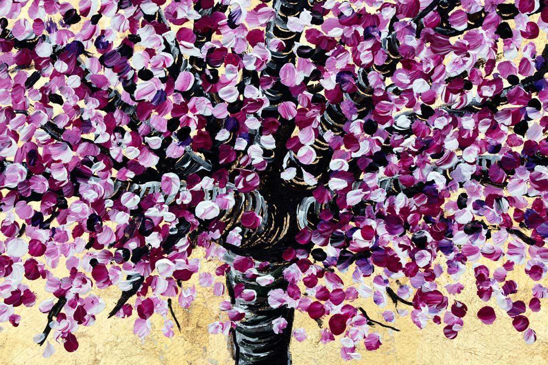 Floral Breeze - Original - SOLD by artist Becky Smith - Wyecliffe Galleries