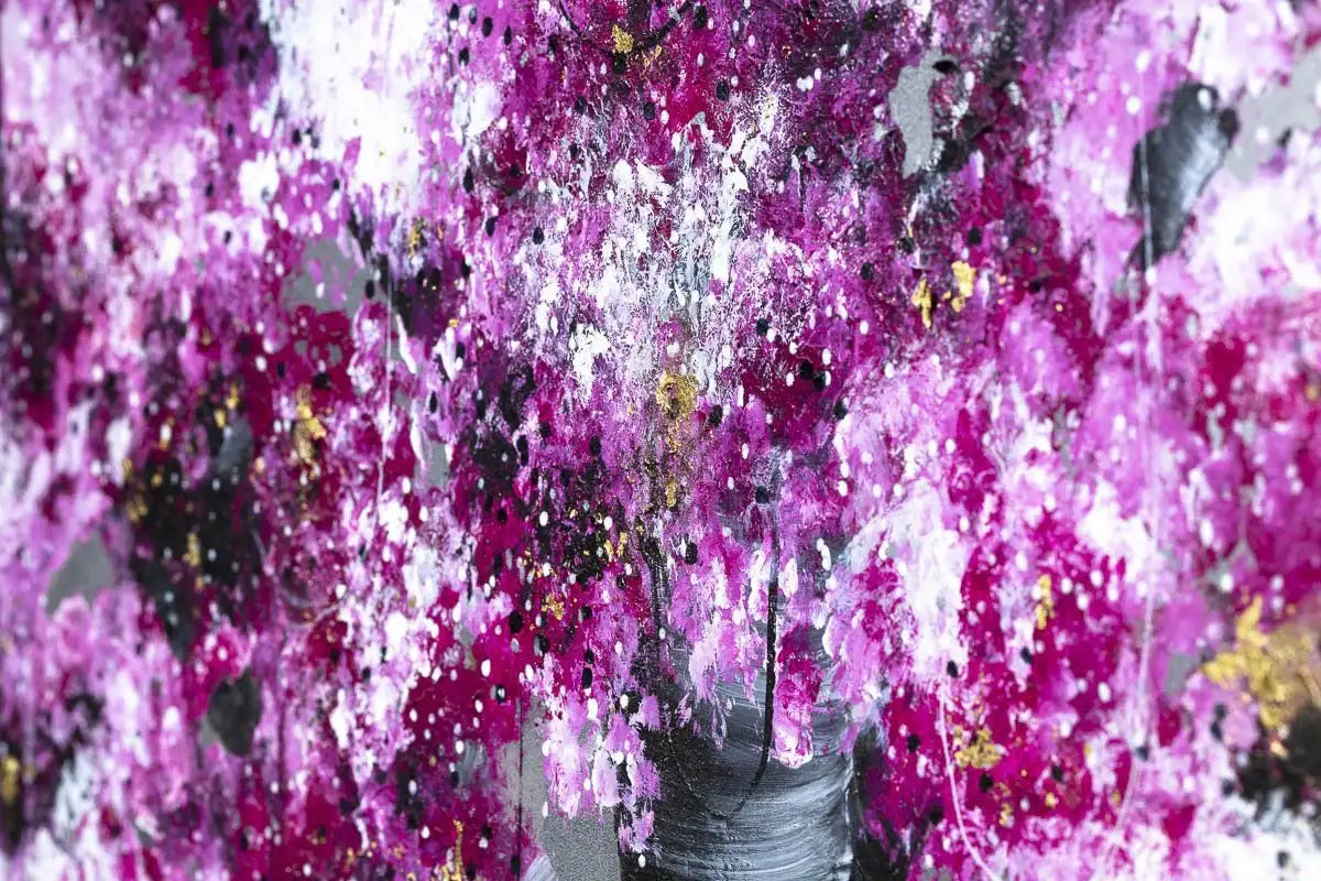 Floral Fantasy - Original - SOLD by artist Becky Smith - Wyecliffe Galleries