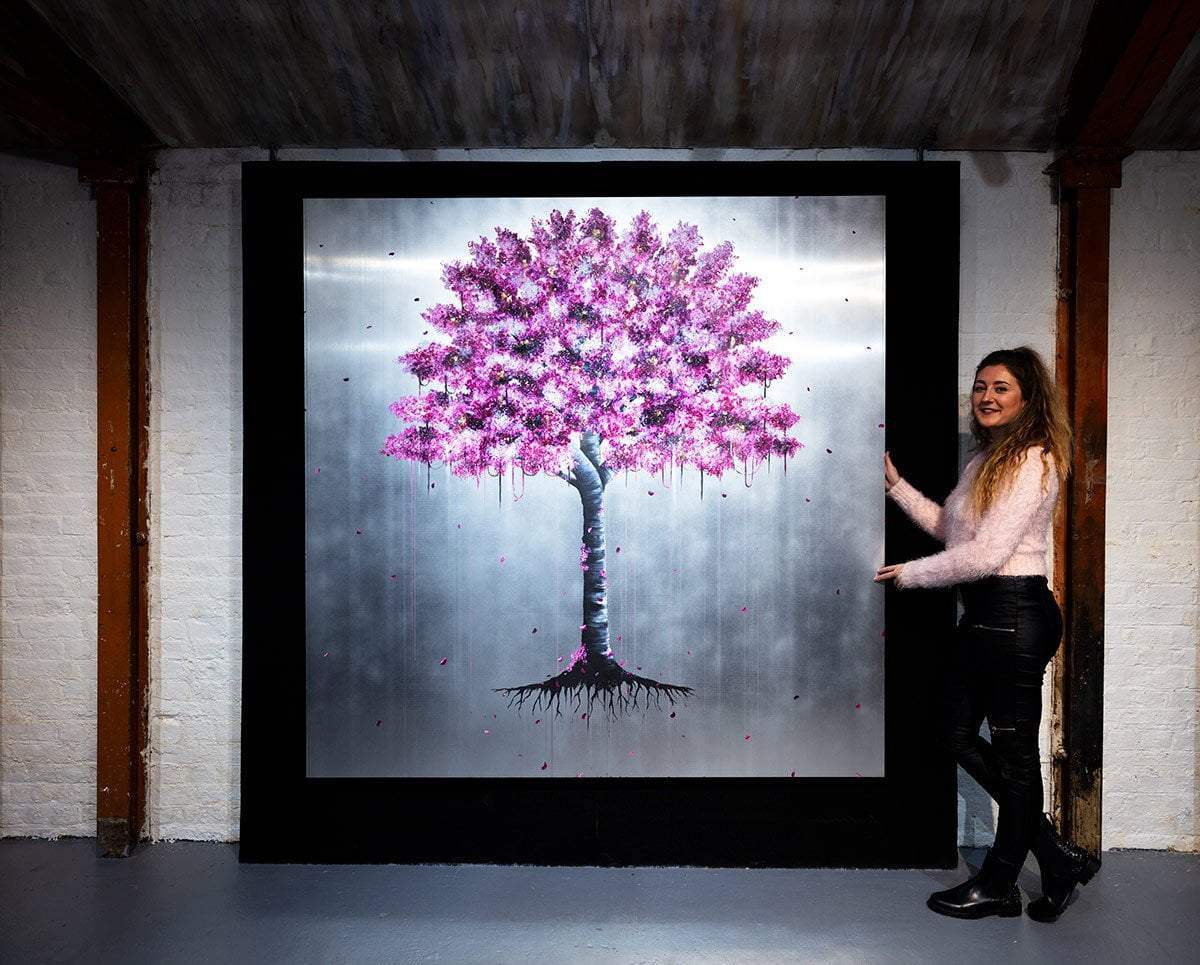 Floral Fantasy - Original - SOLD by artist Becky Smith - Wyecliffe Galleries