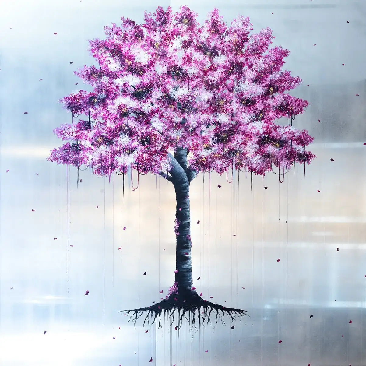 Floral Fantasy - Original - SOLD by artist Becky Smith - Wyecliffe Galleries