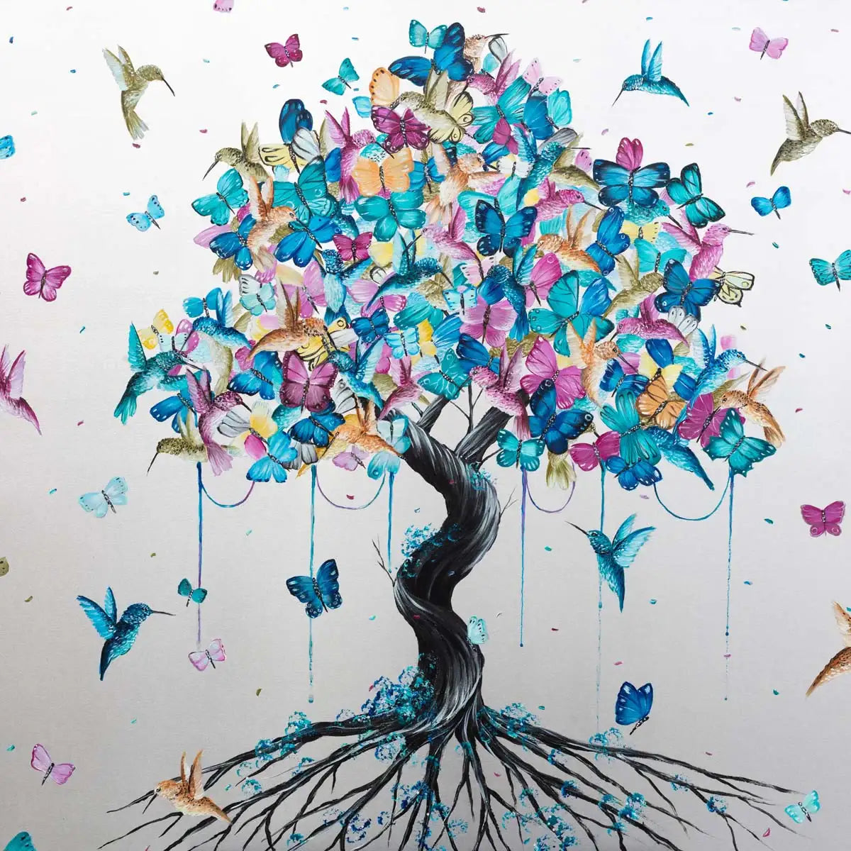 Flourish - Original - SOLD by artist Becky Smith - Wyecliffe Galleries