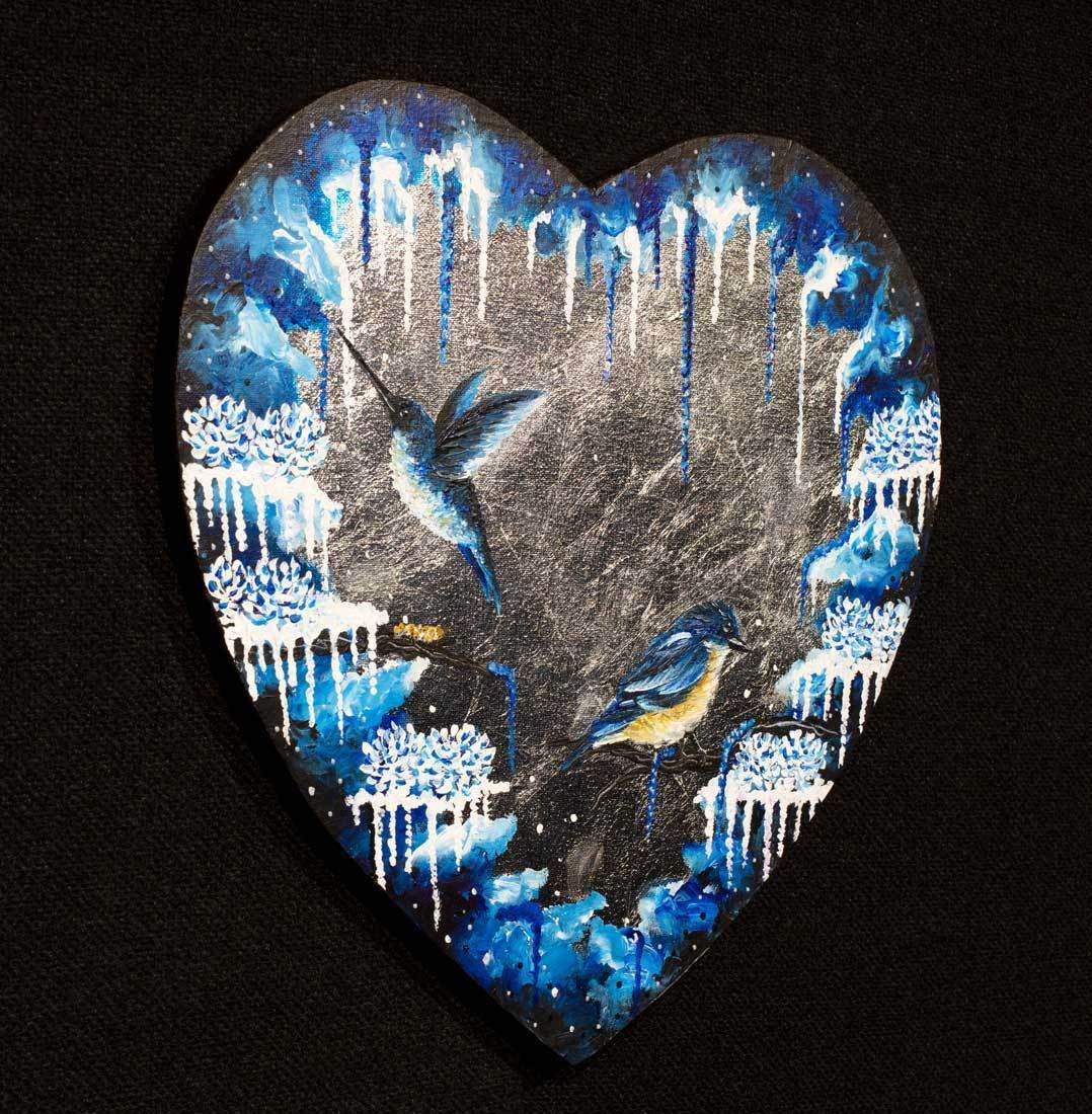 Flourishing - Original - SOLD by artist Becky Smith - Wyecliffe Galleries