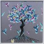 Flutter - Original - SOLD by artist Becky Smith - Wyecliffe Galleries