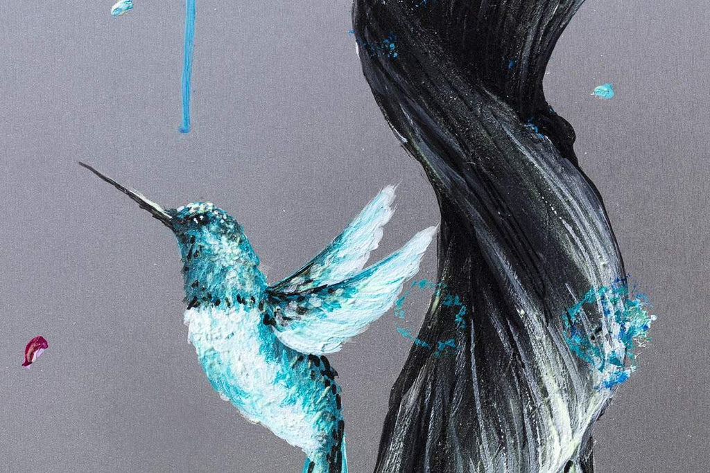 Flutter - Original - SOLD by artist Becky Smith - Wyecliffe Galleries