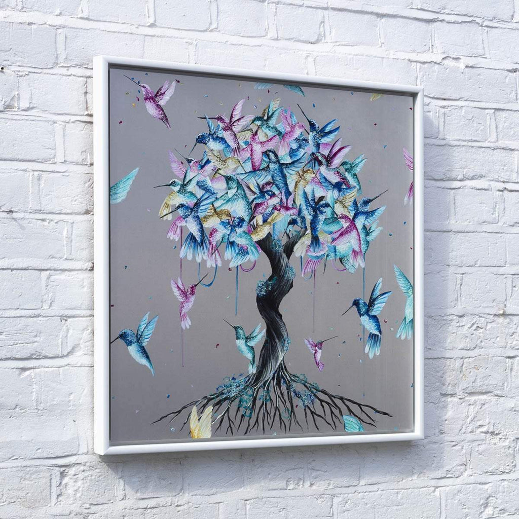 Flutter - Original - SOLD by artist Becky Smith - Wyecliffe Galleries