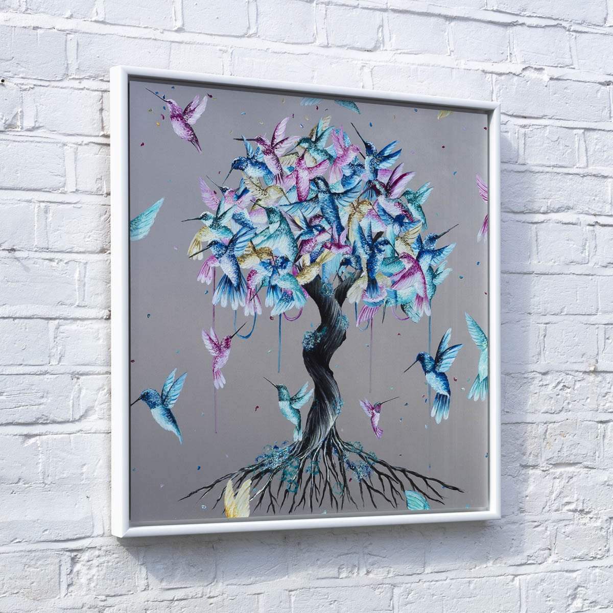 Flutter - Original - SOLD by artist Becky Smith - Wyecliffe Galleries