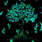 Flutter - Original - SOLD by artist Becky Smith - Wyecliffe Galleries