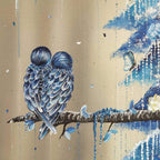 Fluttering Feathers - Original - SOLD by artist Becky Smith - Wyecliffe Galleries