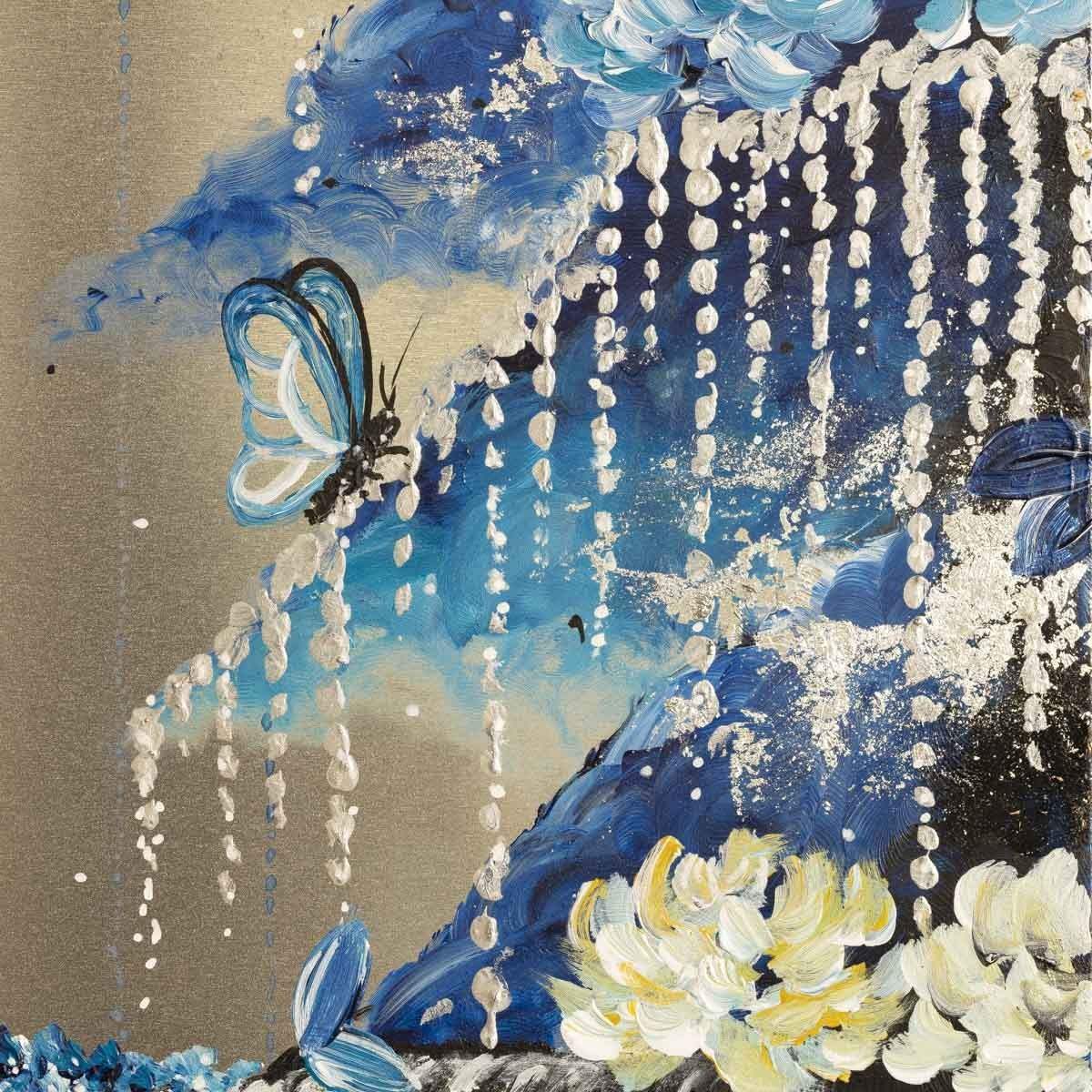 Fluttering Feathers - Original - SOLD by artist Becky Smith - Wyecliffe Galleries