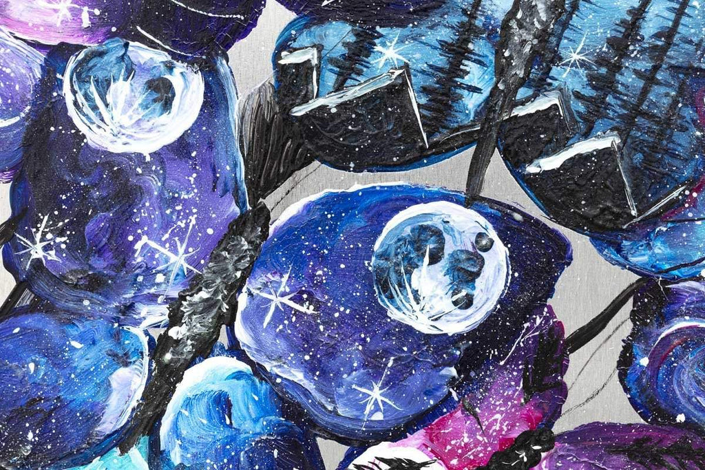 Flying into Space - Original- SOLD by artist Becky Smith - Wyecliffe Galleries