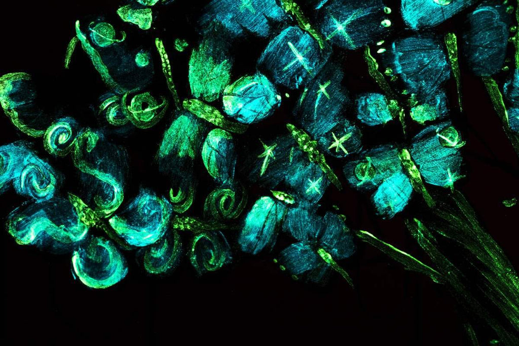 Flying into Space - Original- SOLD by artist Becky Smith - Wyecliffe Galleries