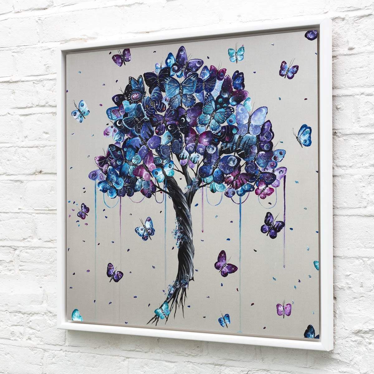 Flying into Space - Original- SOLD by artist Becky Smith - Wyecliffe Galleries