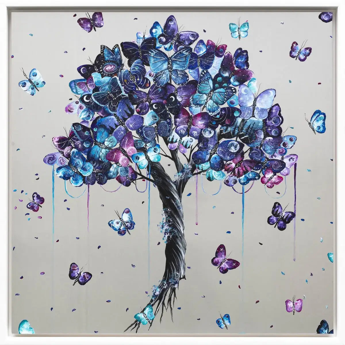 Flying into Space - Original- SOLD by artist Becky Smith - Wyecliffe Galleries