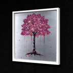 Fuchsia Blossom - Original - SOLD by artist Becky Smith - Wyecliffe Galleries