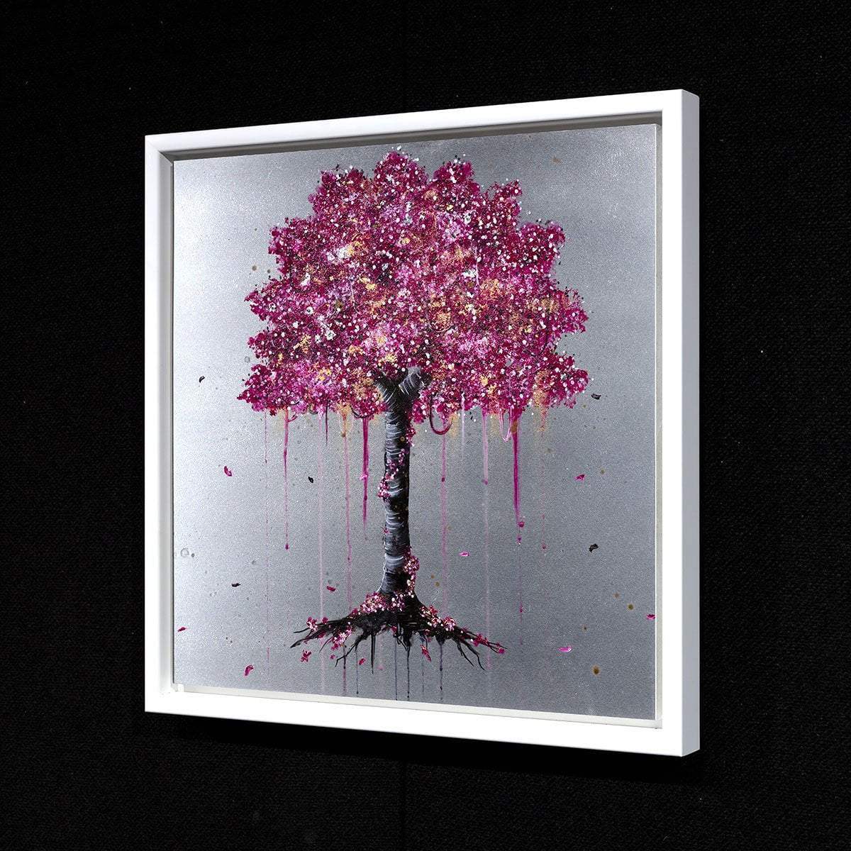 Fuchsia Blossom - Original - SOLD by artist Becky Smith - Wyecliffe Galleries