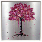 Fuchsia Blossom - Original - SOLD by artist Becky Smith - Wyecliffe Galleries