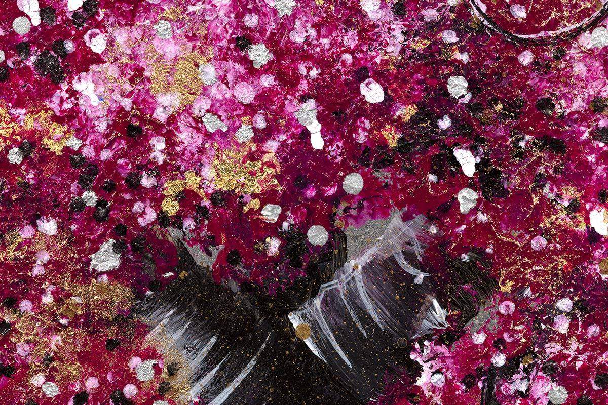 Fuchsia Blossom - Original - SOLD by artist Becky Smith - Wyecliffe Galleries