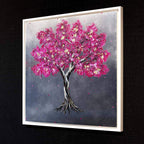 Fuchsia Flourish I & II SET - Original's - SOLD by artist Becky Smith - Wyecliffe Galleries