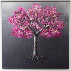 Fuchsia Flourish II - Original - SOLD by artist Becky Smith - Wyecliffe Galleries