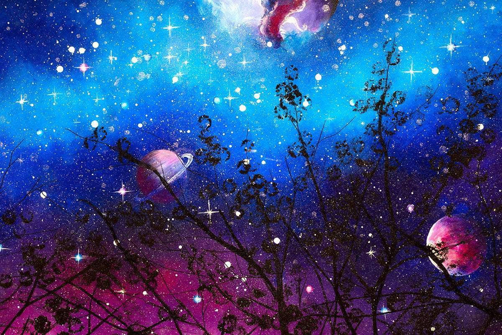 Galactic Dream - Original - SOLD by artist Becky Smith - Wyecliffe Galleries