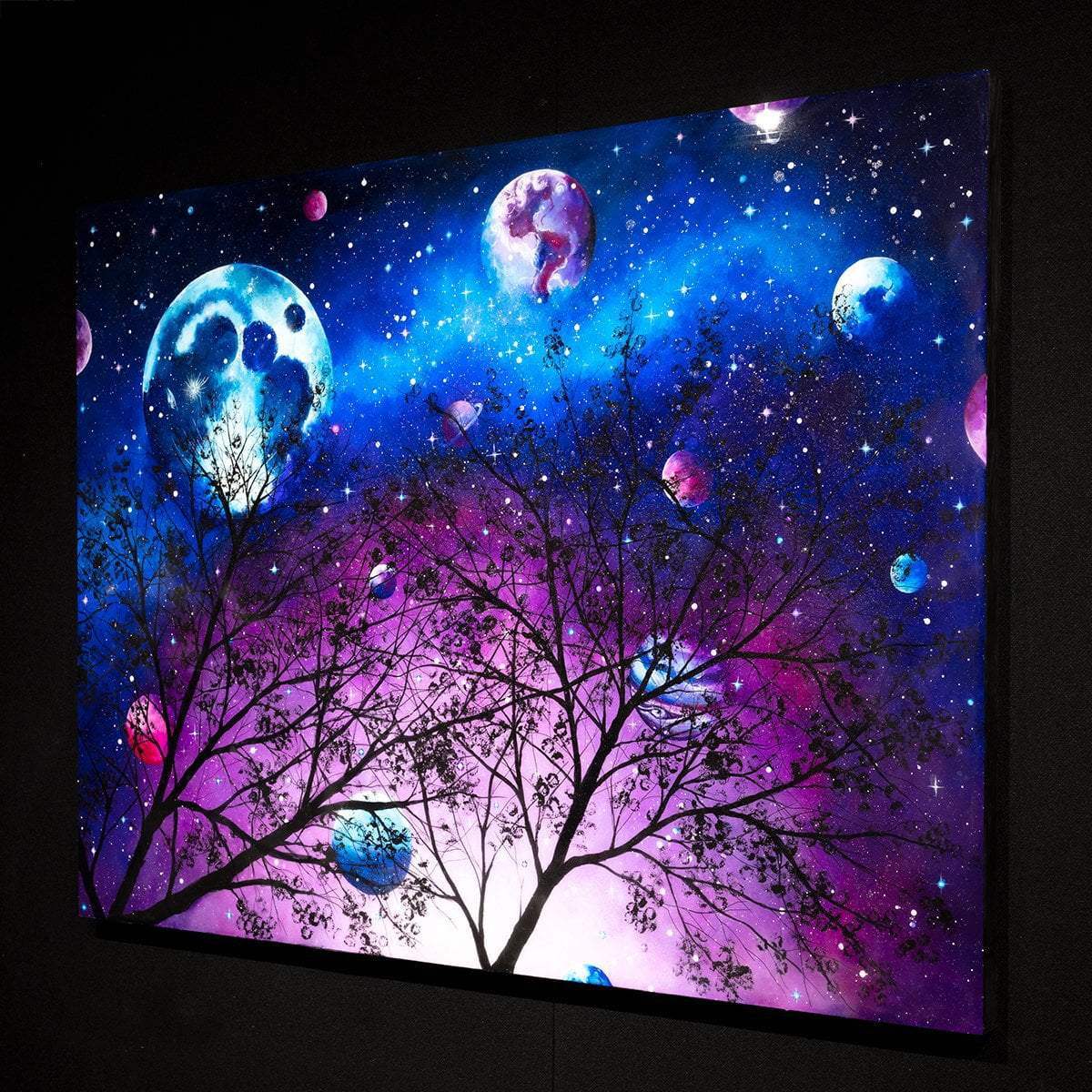 Galactic Dream - Original - SOLD by artist Becky Smith - Wyecliffe Galleries