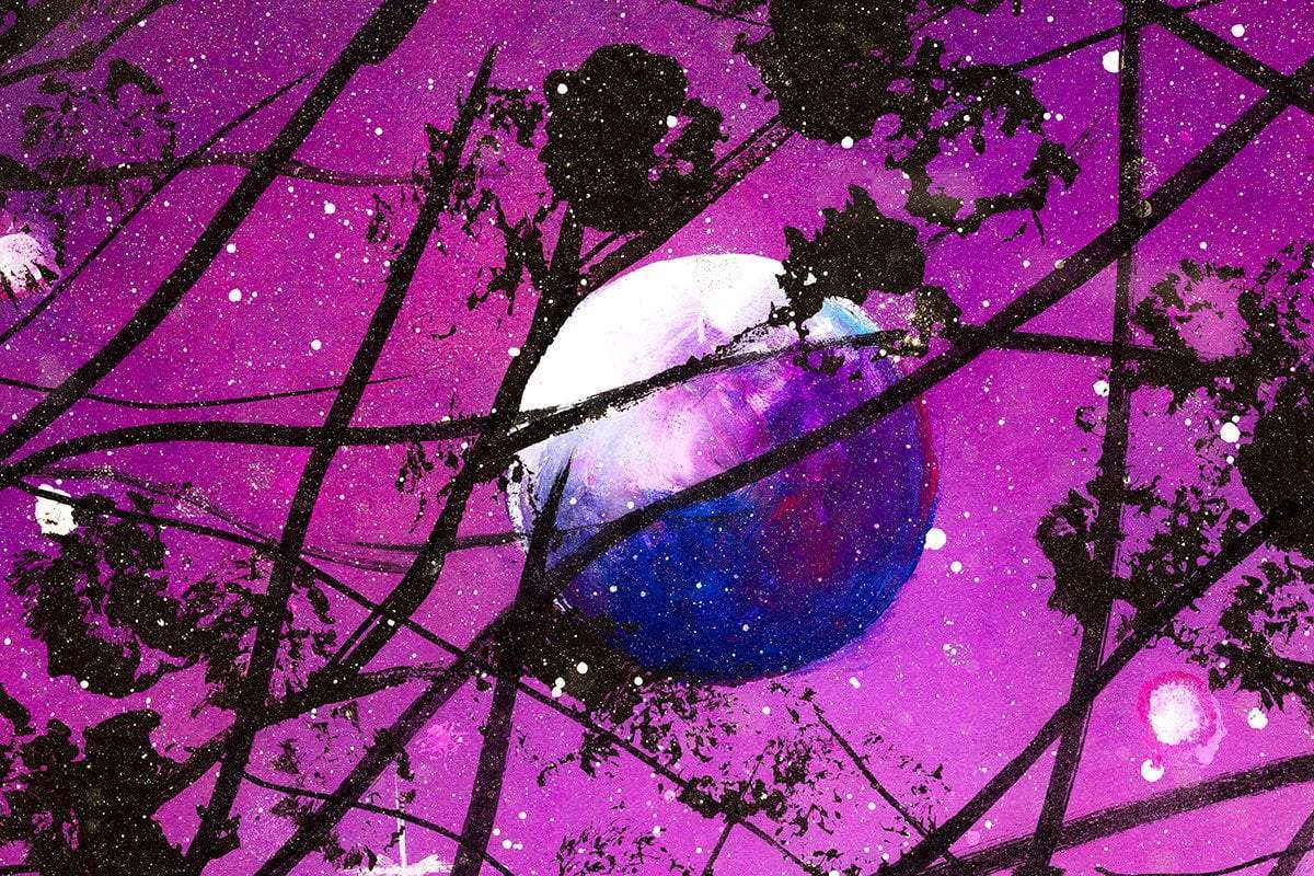 Galactic Dream - Original - SOLD by artist Becky Smith - Wyecliffe Galleries