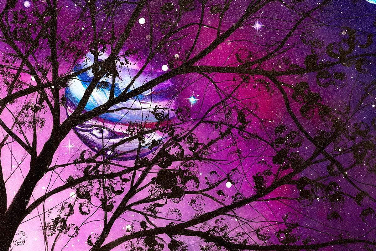 Galactic Dream - Original - SOLD by artist Becky Smith - Wyecliffe Galleries