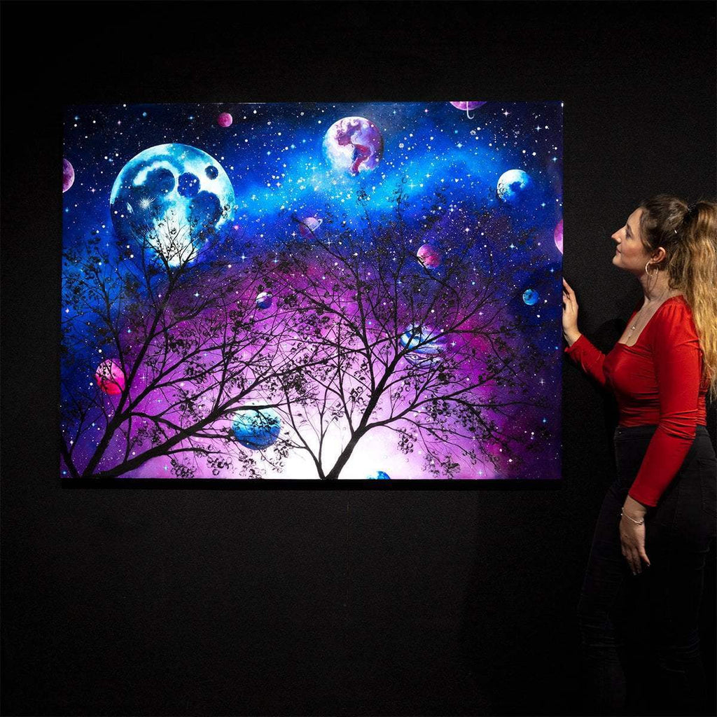 Galactic Dream - Original - SOLD by artist Becky Smith - Wyecliffe Galleries