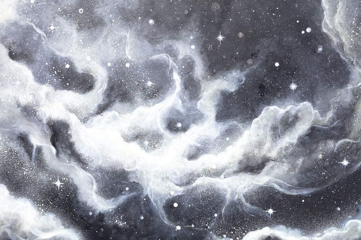 Galactic Flux - Original - SOLD by artist Becky Smith - Wyecliffe Galleries