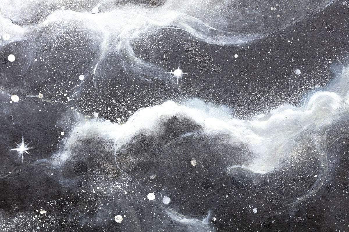 Galactic Flux - Original - SOLD by artist Becky Smith - Wyecliffe Galleries