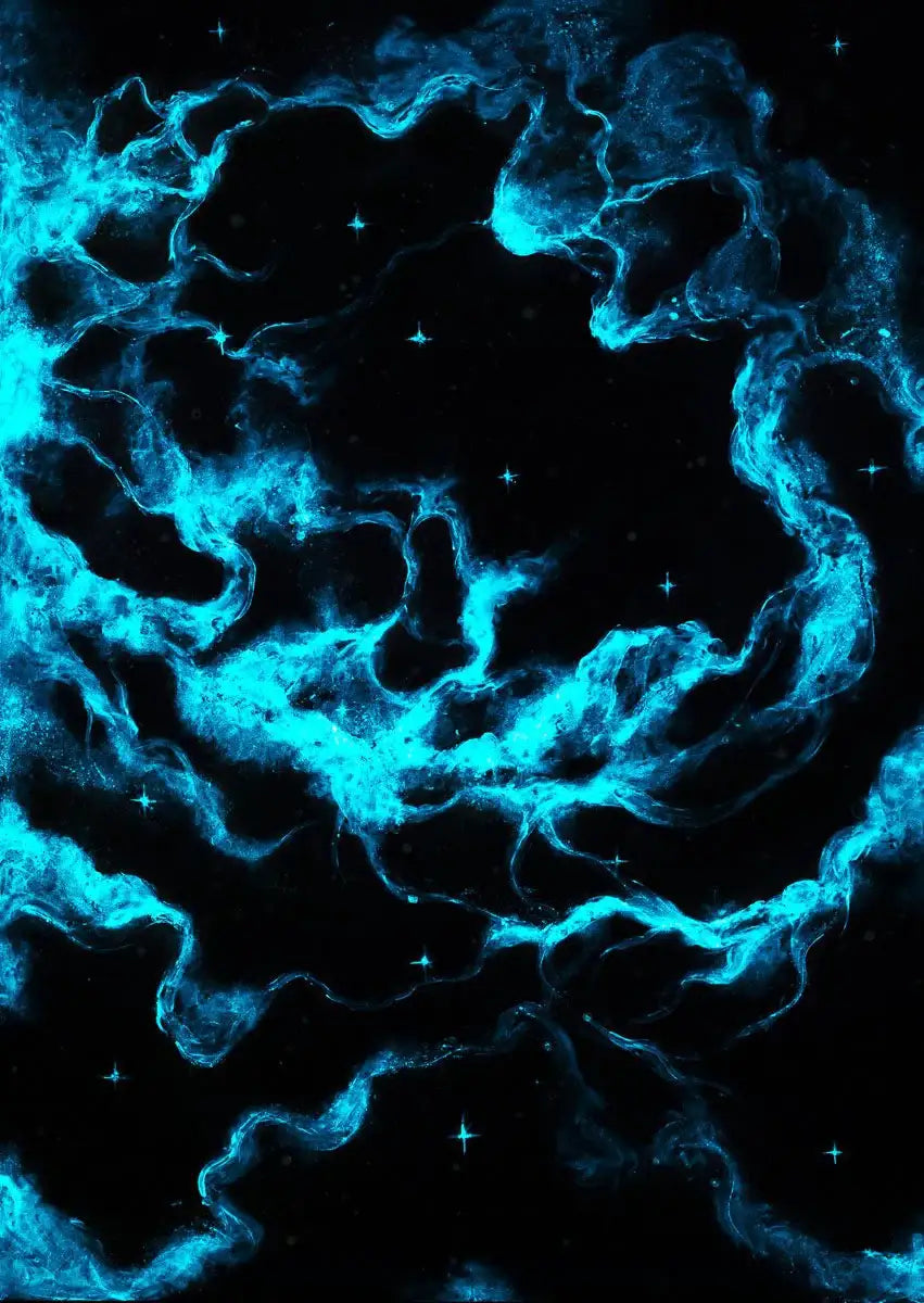 Galactic Flux - Original - SOLD by artist Becky Smith - Wyecliffe Galleries