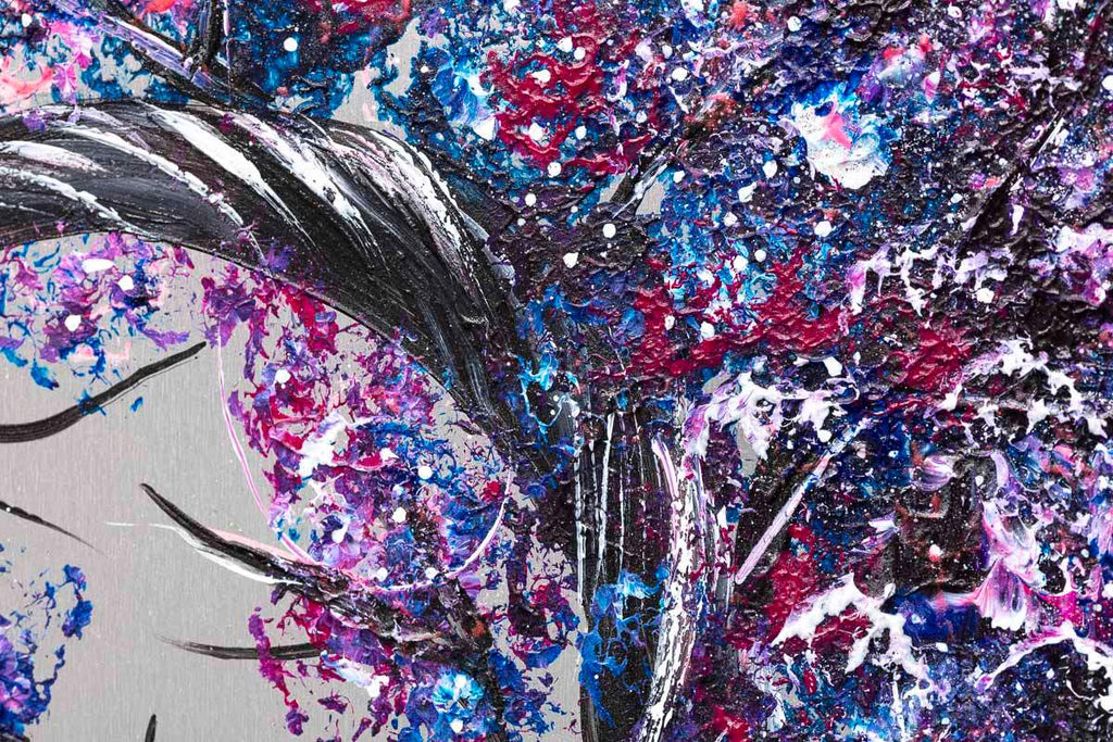 Galaxy Love - Original - SOLD by artist Becky Smith - Wyecliffe Galleries