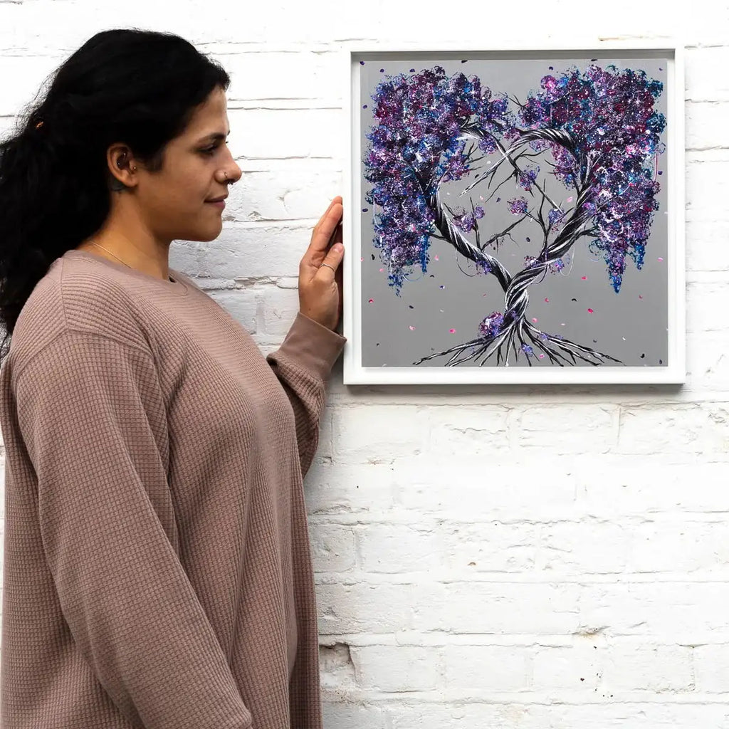 Galaxy Love - Original - SOLD by artist Becky Smith - Wyecliffe Galleries