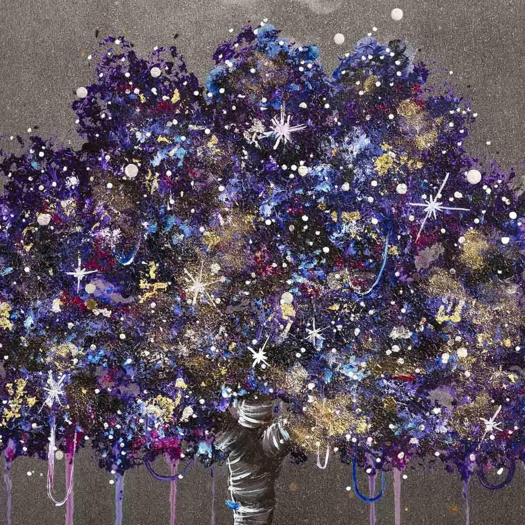 Galaxy Tree - Original - SOLD by artist Becky Smith - Wyecliffe Galleries