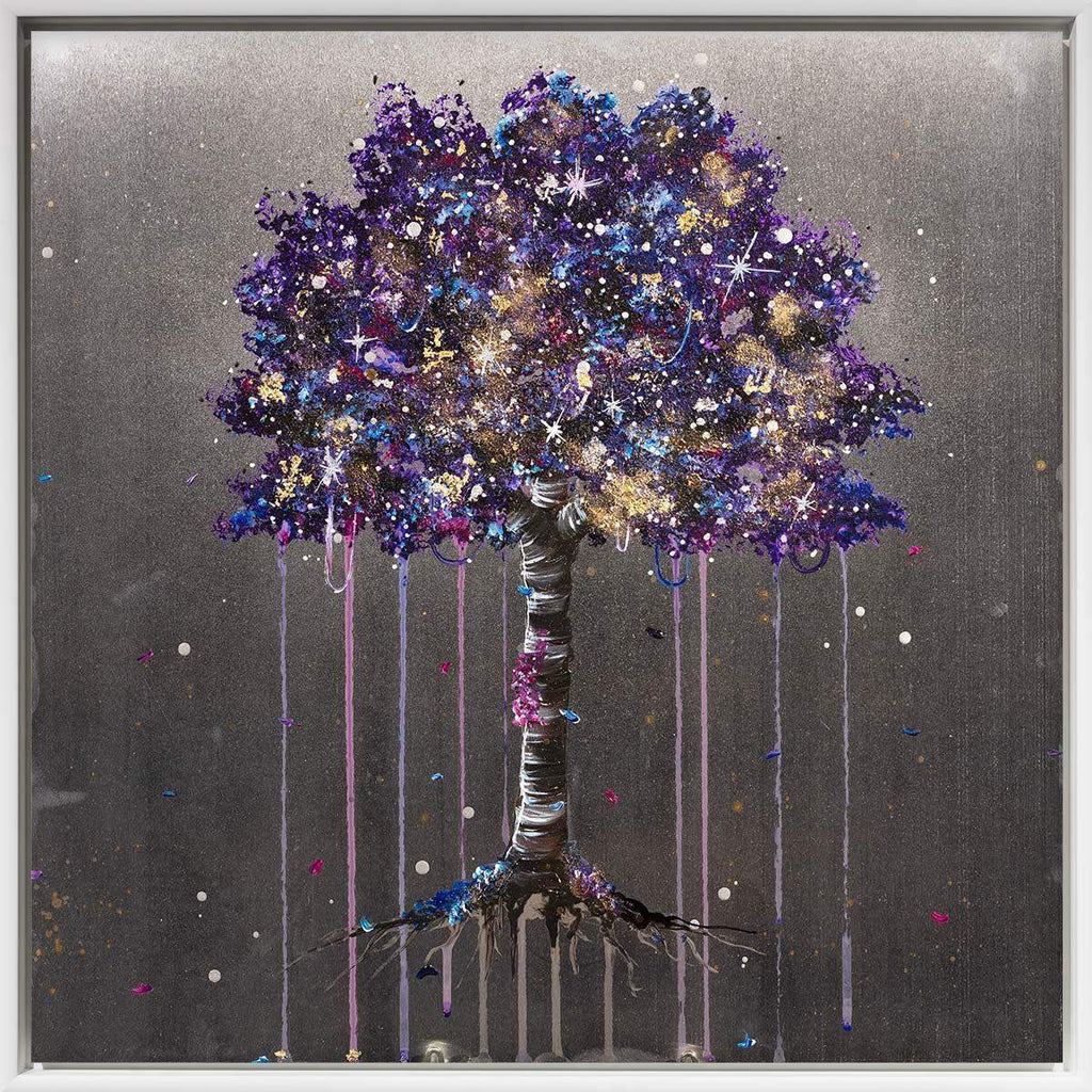 Galaxy Tree - Original - SOLD by artist Becky Smith - Wyecliffe Galleries