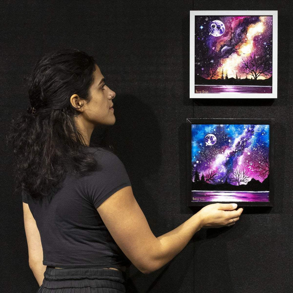 Galaxy View - Original - SOLD by artist Becky Smith - Wyecliffe Galleries