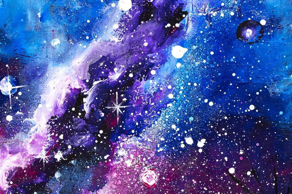 Galaxy View - Original - SOLD by artist Becky Smith - Wyecliffe Galleries