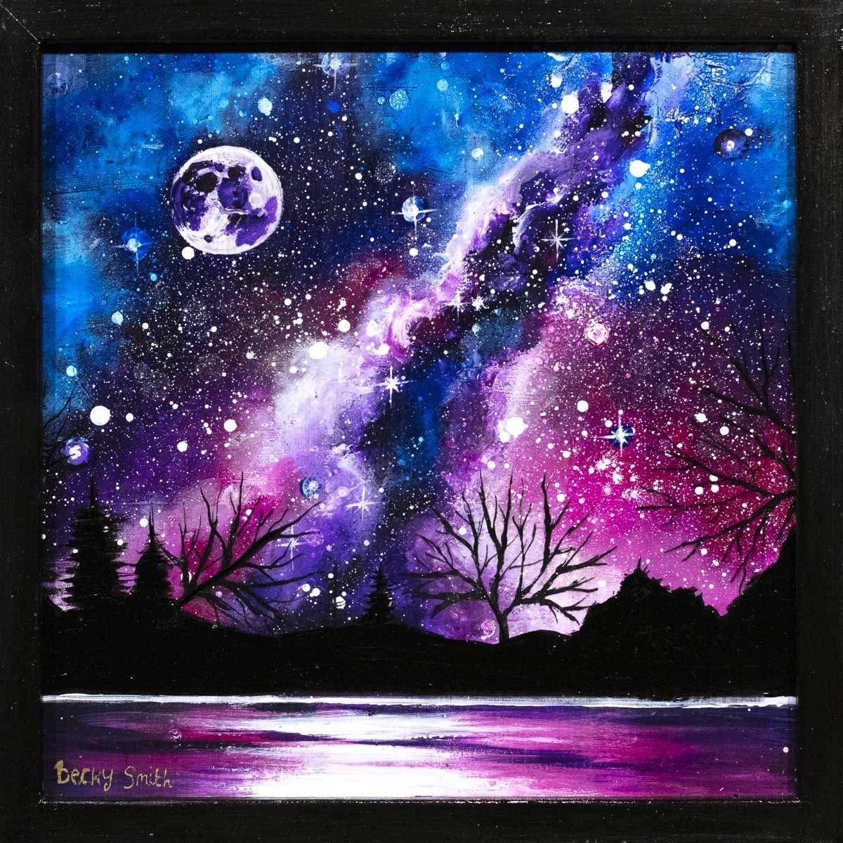 Galaxy View - Original - SOLD by artist Becky Smith - Wyecliffe Galleries