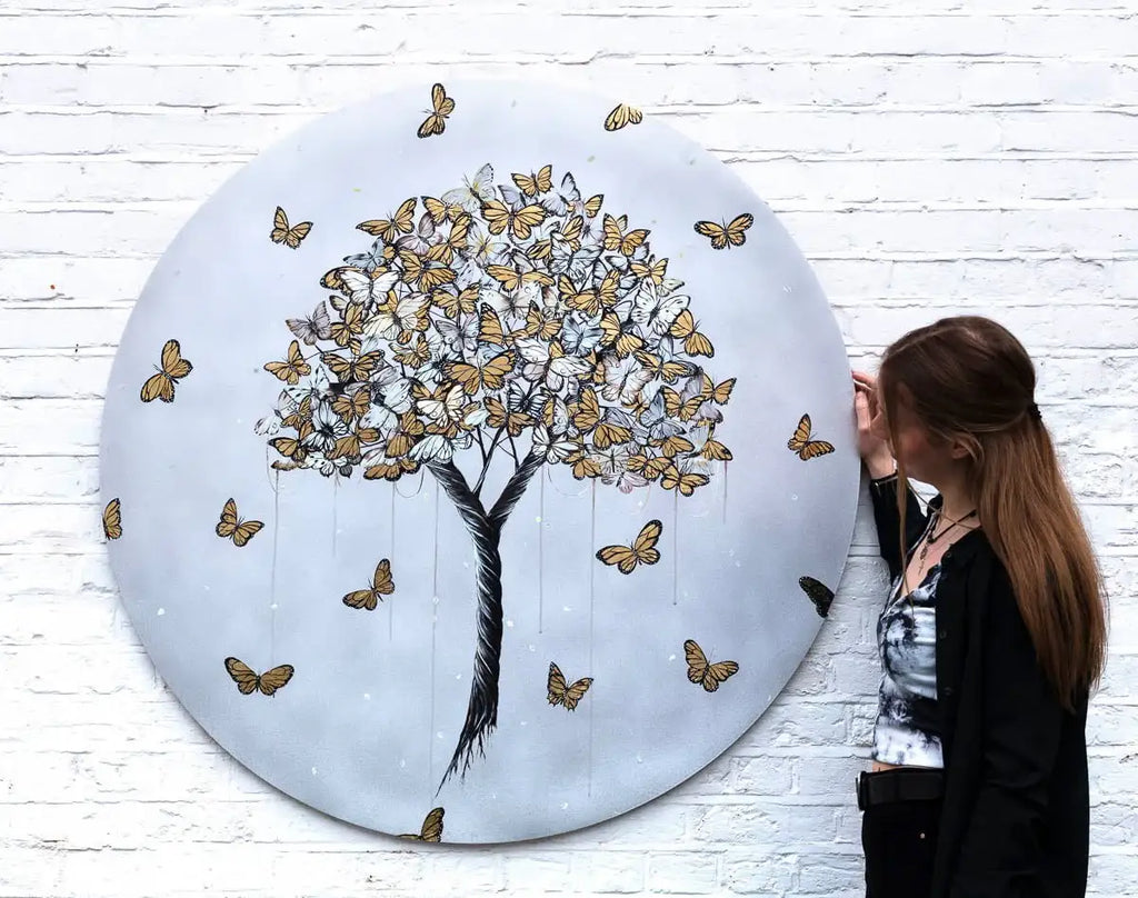 Gold Dust - Original by artist Becky Smith - Wyecliffe Galleries