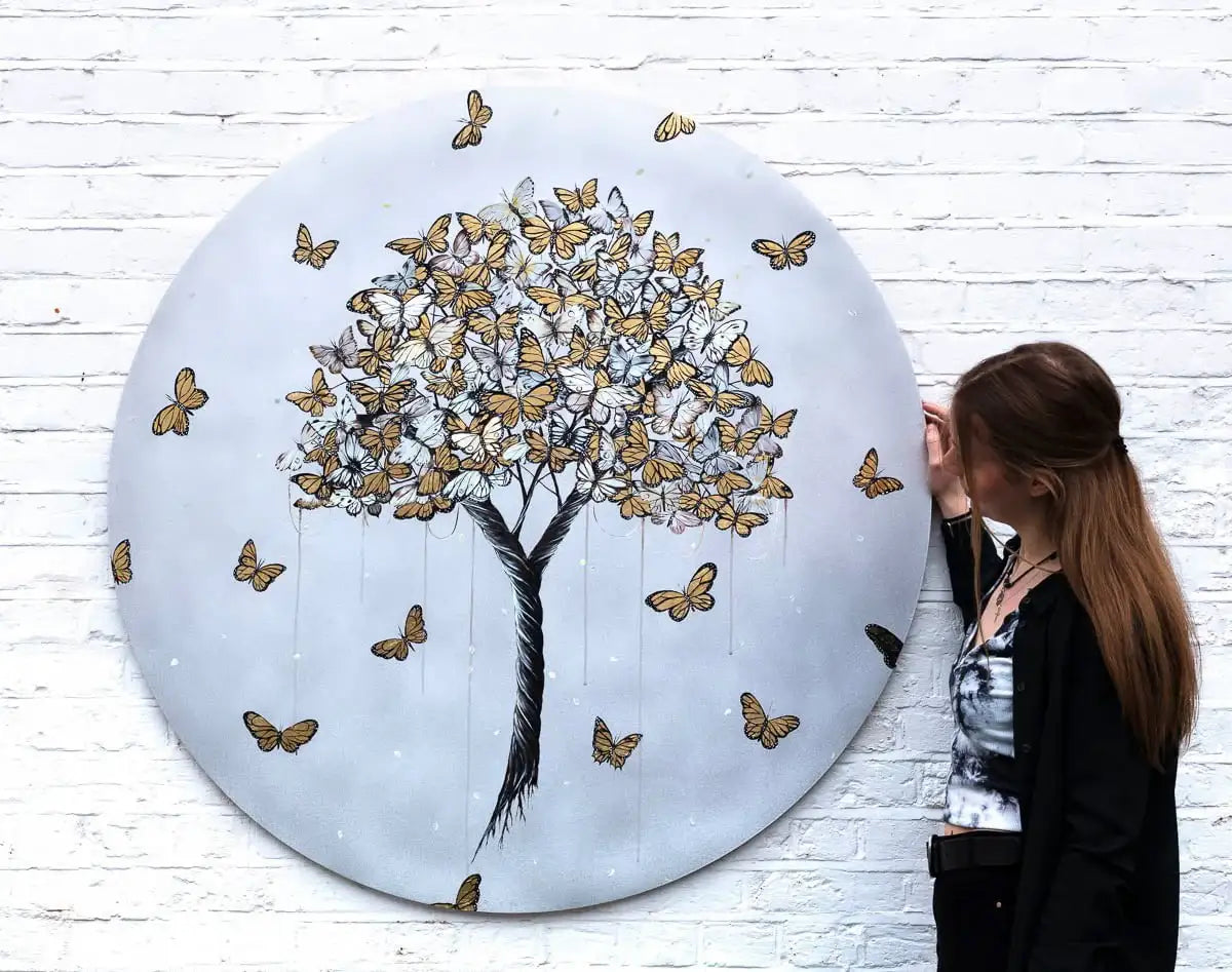 Gold Dust - Original by artist Becky Smith - Wyecliffe Galleries